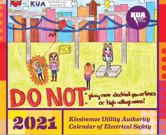 KUA Releases 2021 Calendar of Electrical Safety