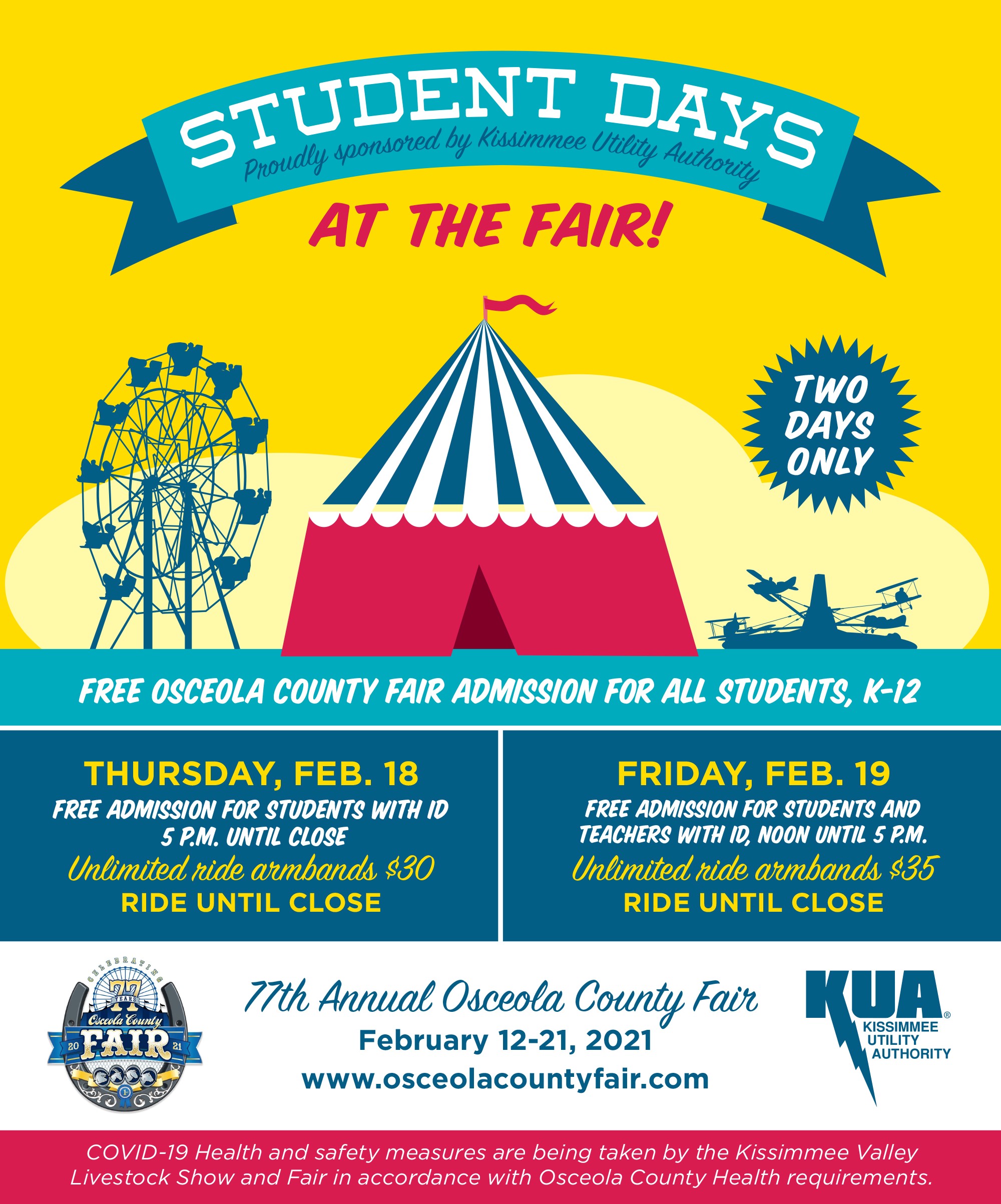 KUA to host Free Student Days at Osceola County Fair Kissimmee