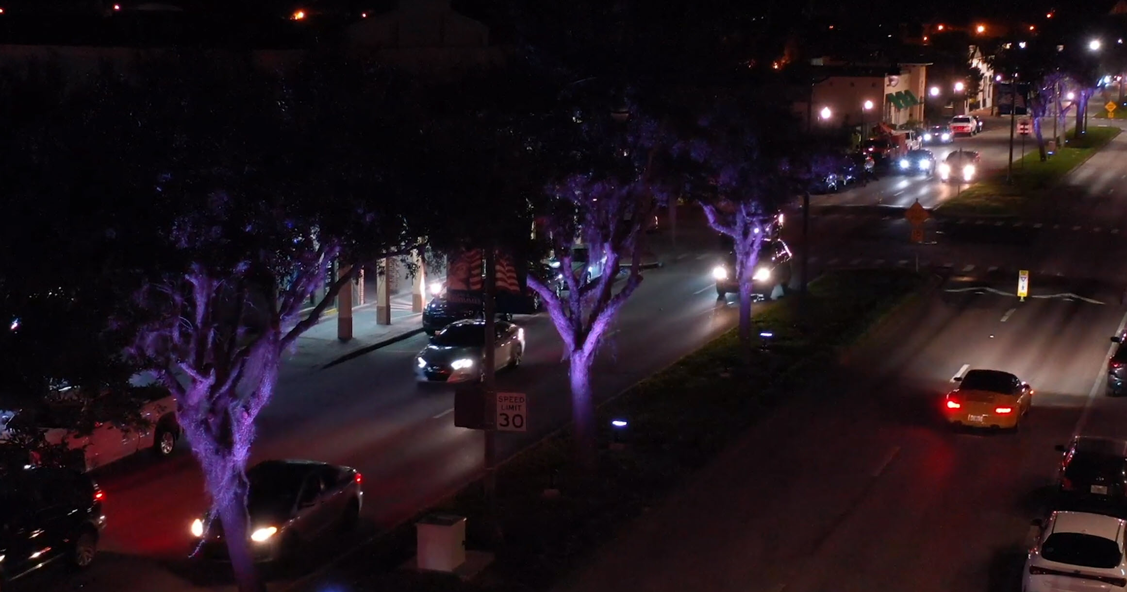 KUA Unveils LED Landscape Lighting along Broadway in Partnership with the City of Kissimmee