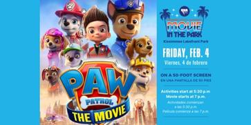 KUA to host free Movie in the Park featuring  ‘Paw Patrol: The Movie’