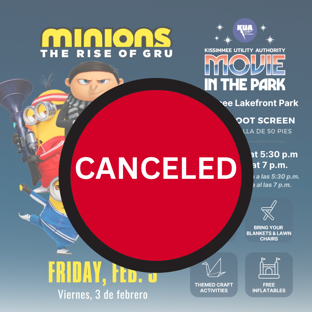 KUA’s Movie in the Park Canceled Due to Inclement Weather
