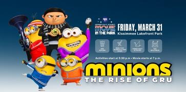 KUA to host free Movie in the Park featuring ‘Minions – The Rise of Gru’