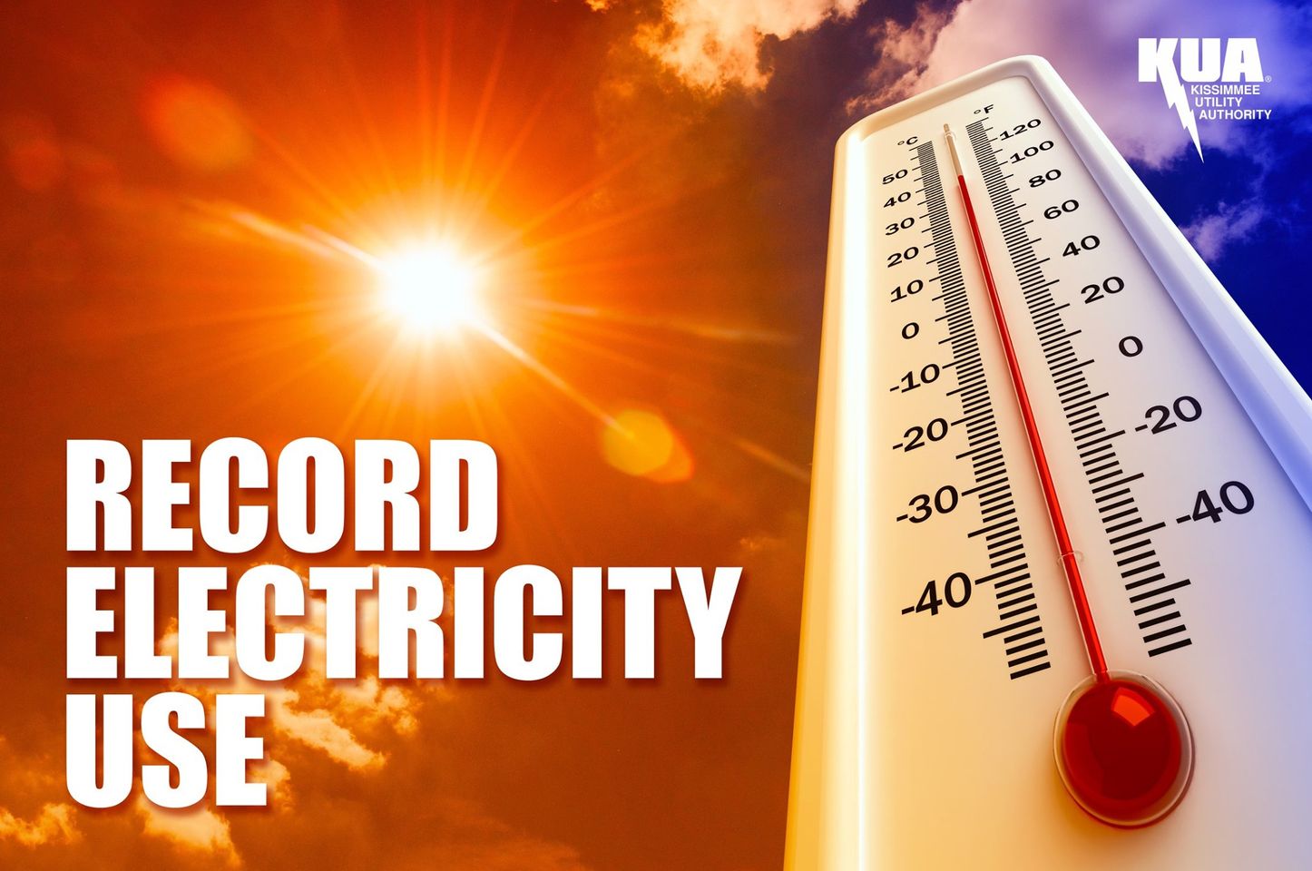 Heat Wave Prompts All-time High for Electricity use in Kissimmee for Second Consecutive Day