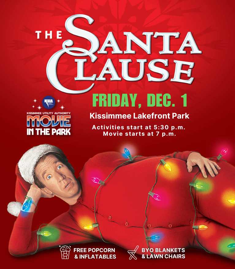 KUA to host free Movie in the Park featuring ‘The Santa Clause’