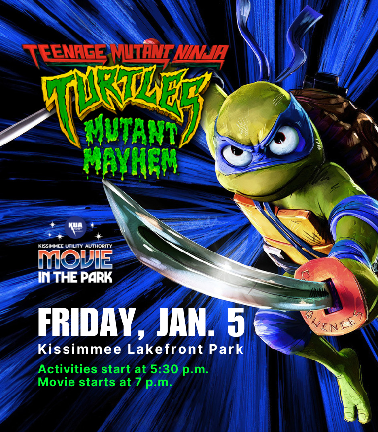 KUA to host free Movie in the Park Featuring: ‘Teenage Mutant Ninja Turtles Mutant Mayhem’