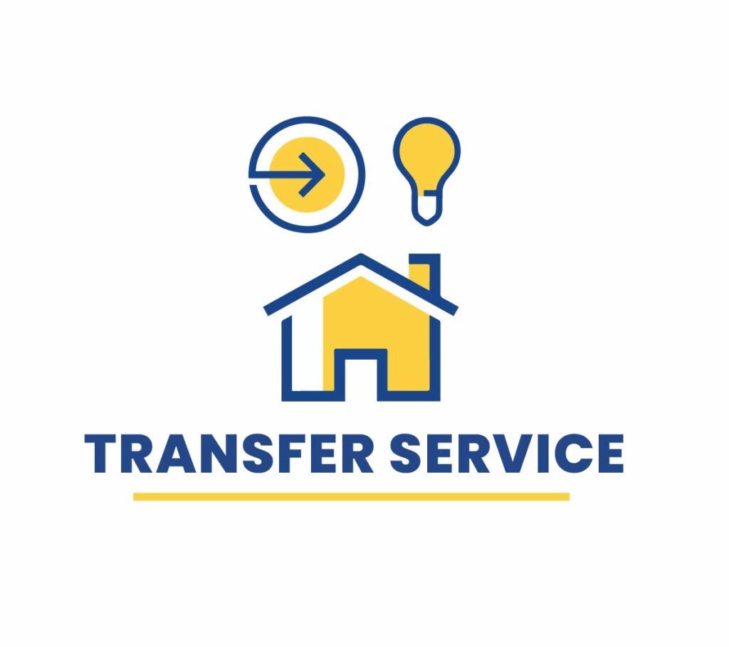 Click here to request a transfer of service