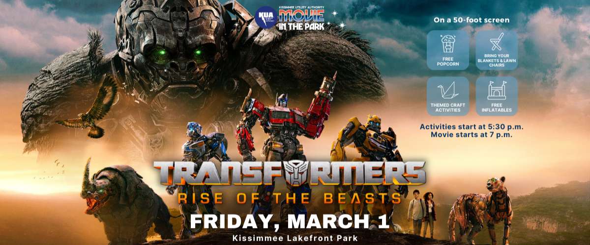 KUA to host free Movie in the Park Featuring: ‘Transformers: Rise of the Beasts’