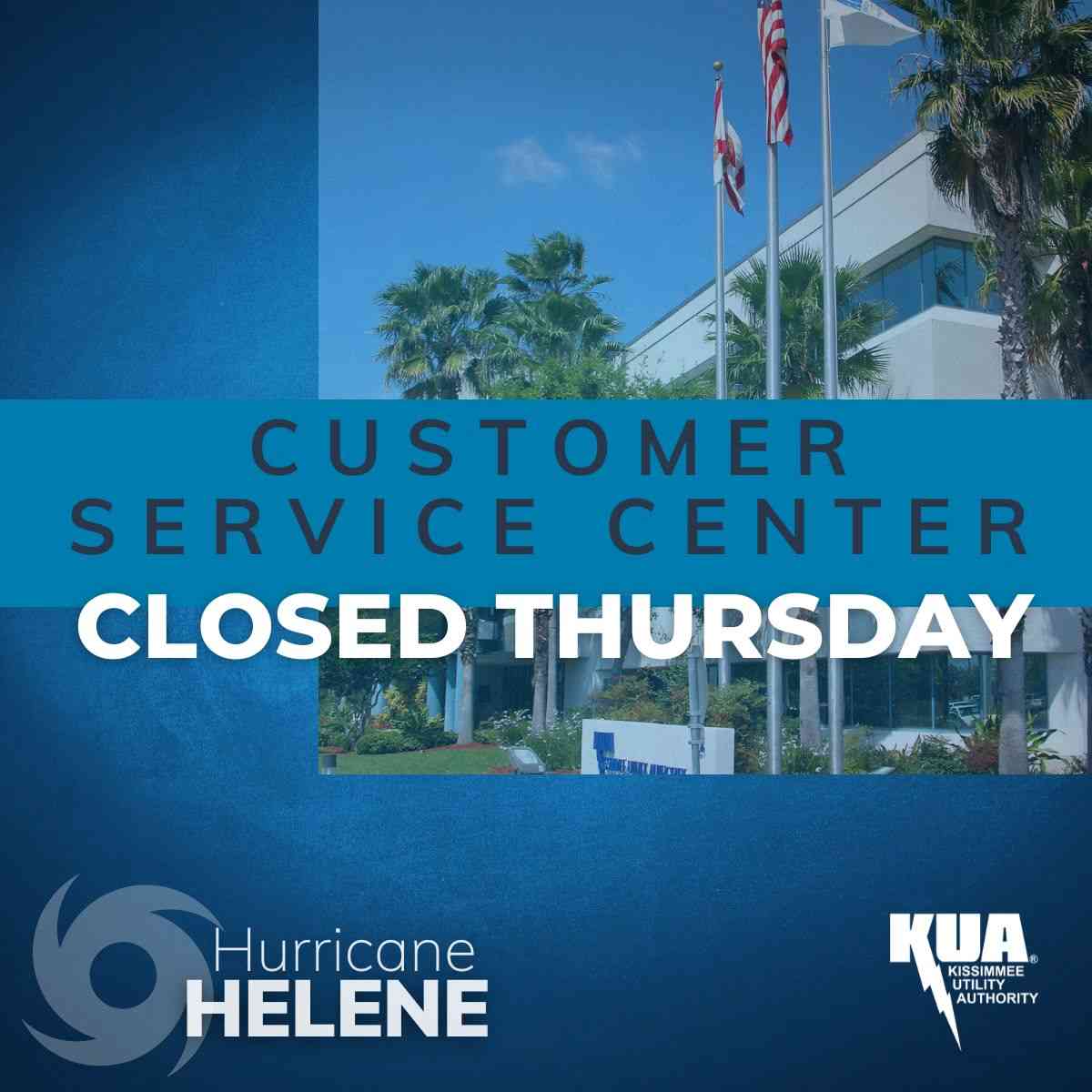 KUA Customer Service Center To Close on Thursday