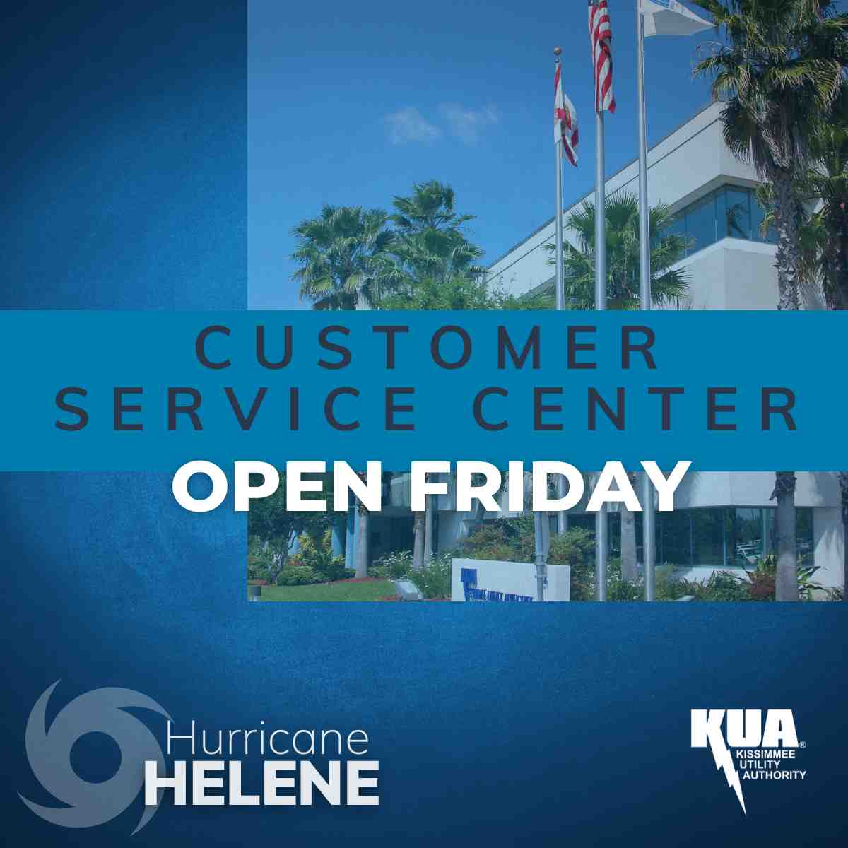 KUA Customer Service Center to Re-open Friday