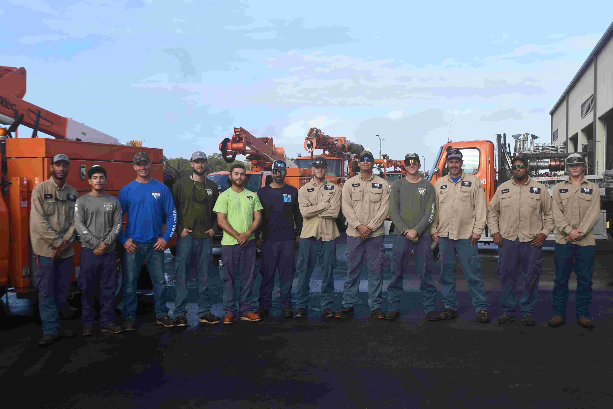 KUA Crews Head to Gainesville to Assist with Power Restoration