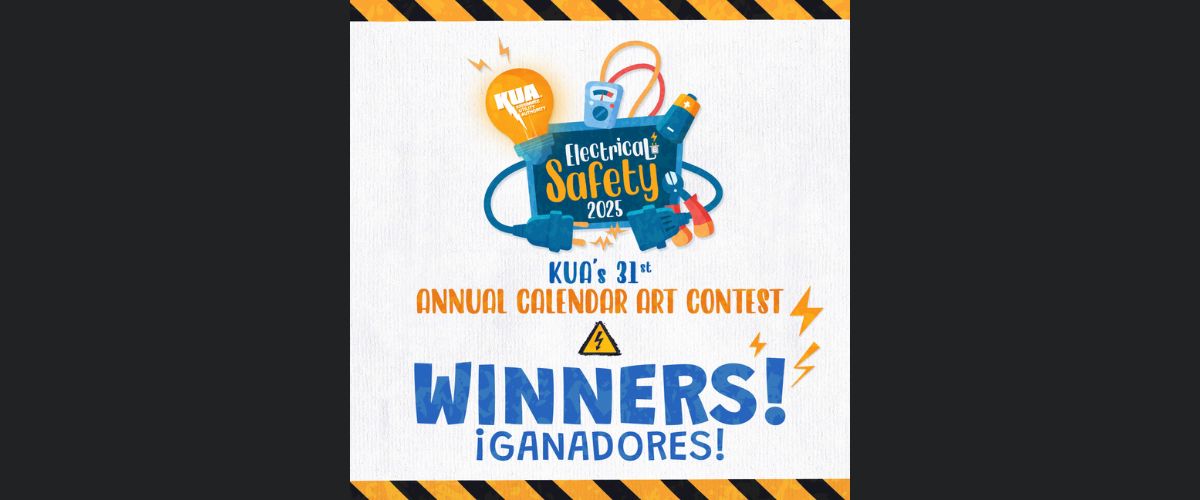 KUA Announces winners of 2024 Electrical Safety Calendar Contest