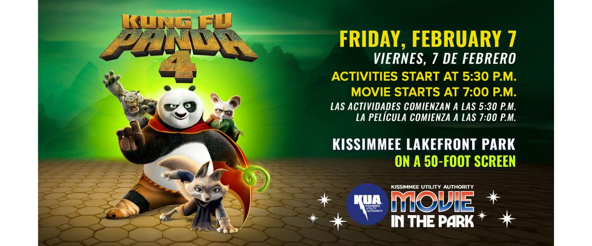 KUA to host free Movie in the Park Featuring ‘Kung Fu Panda 4’