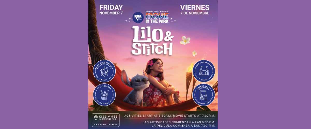 KUA to host free Movie in the Park Featuring ‘Lilo & Stitch’