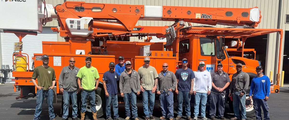 KUA Crews Head to Panhandle to Assist with Power Restoration Following Hurricane Isaias